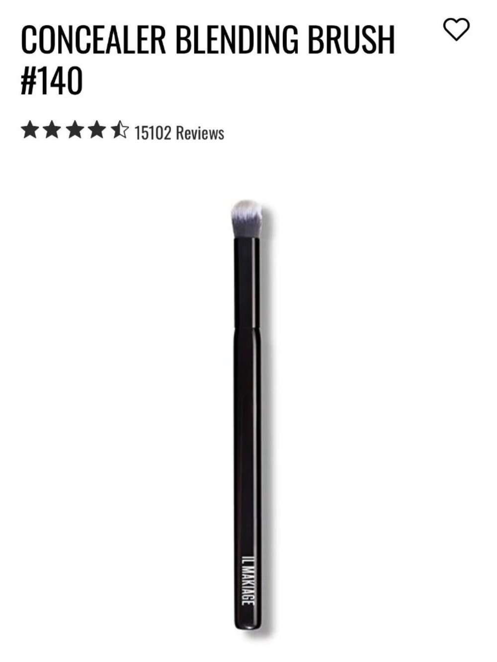IL Makiage Concealer Blending Brush 140 NEW